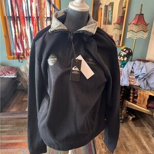 NWT Quicksilver Waterman 1/4 zip sweater